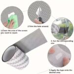 Self-Adhesive Window Net Repair Tape | Mosquito Net Patch Roll (5cm x 2m) | Waterproof Mesh Fiber Repair Kit - Image 4