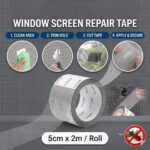 Mosquito net repair tape