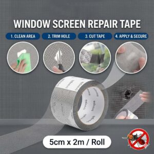 Mosquito net repair tape